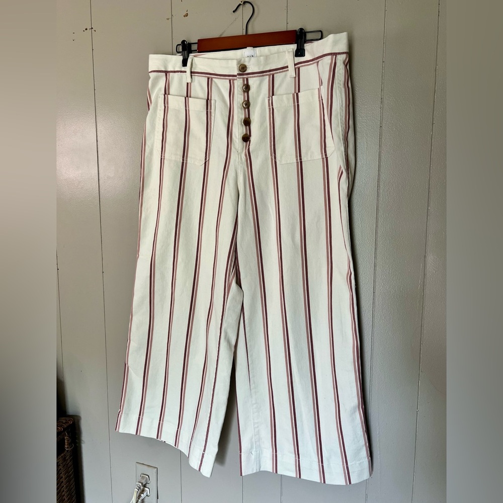 Gap High Rise Wide Leg Crop Jeans